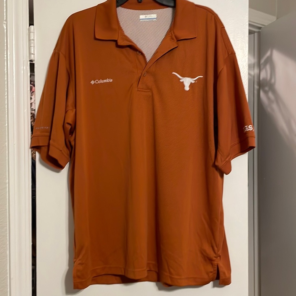 Columbia Texas Longhorn Polo, Lg